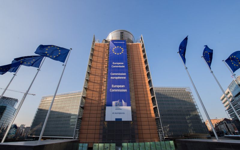 Façade de la commission européenne.