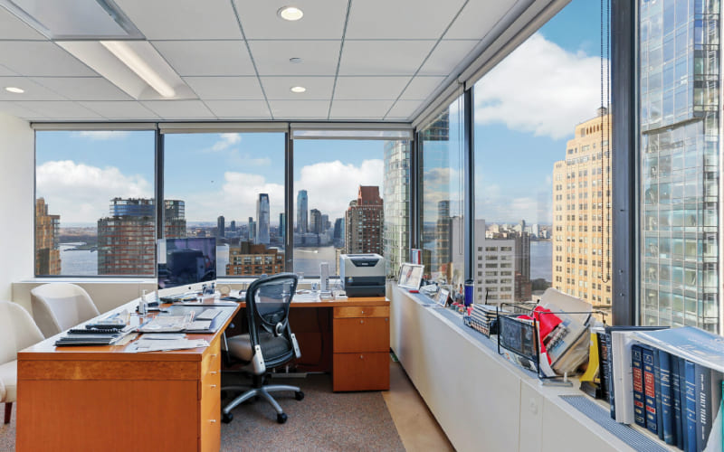Bureaux d'une entreprise à Manhattan. 