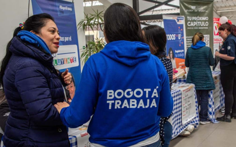 Un salon professionnel à Bogota. 