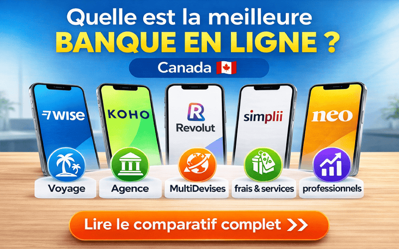 Vignette comparatif de banques en ligne au Canada.