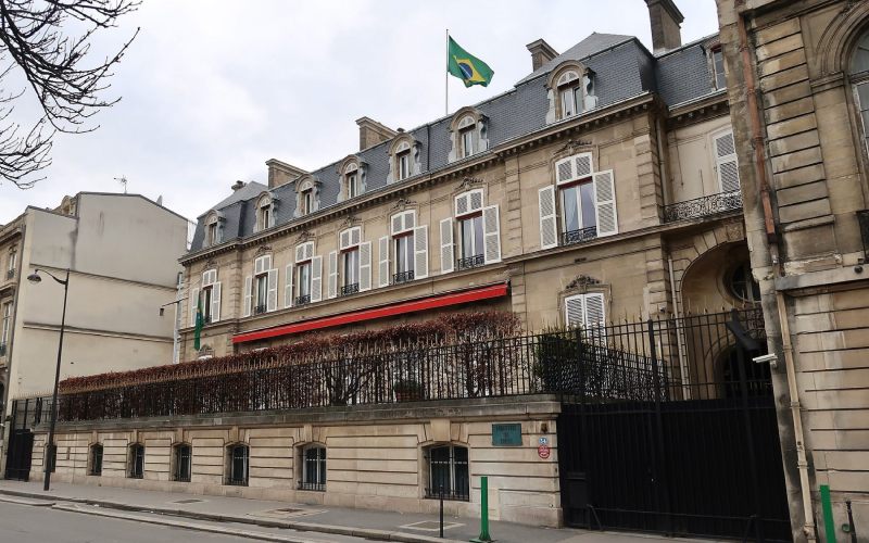 Photo de l'ambassade de France au Brésil. 