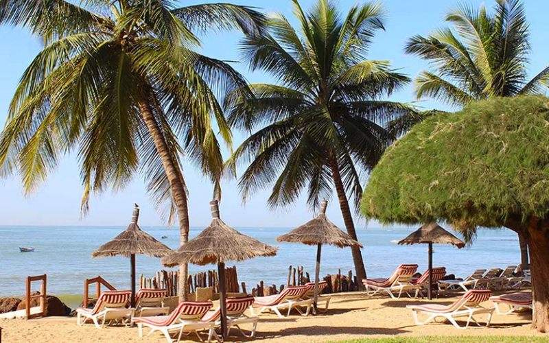 Une plage au Sénégal. 
