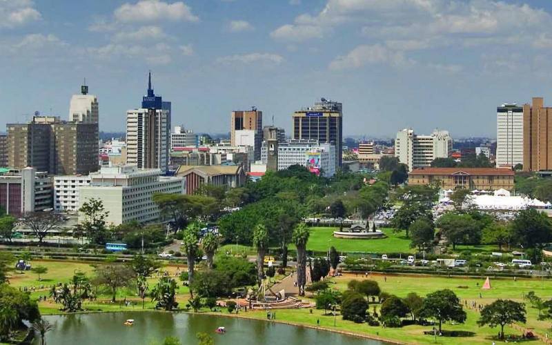 Capital du Nairobi au Kenya.